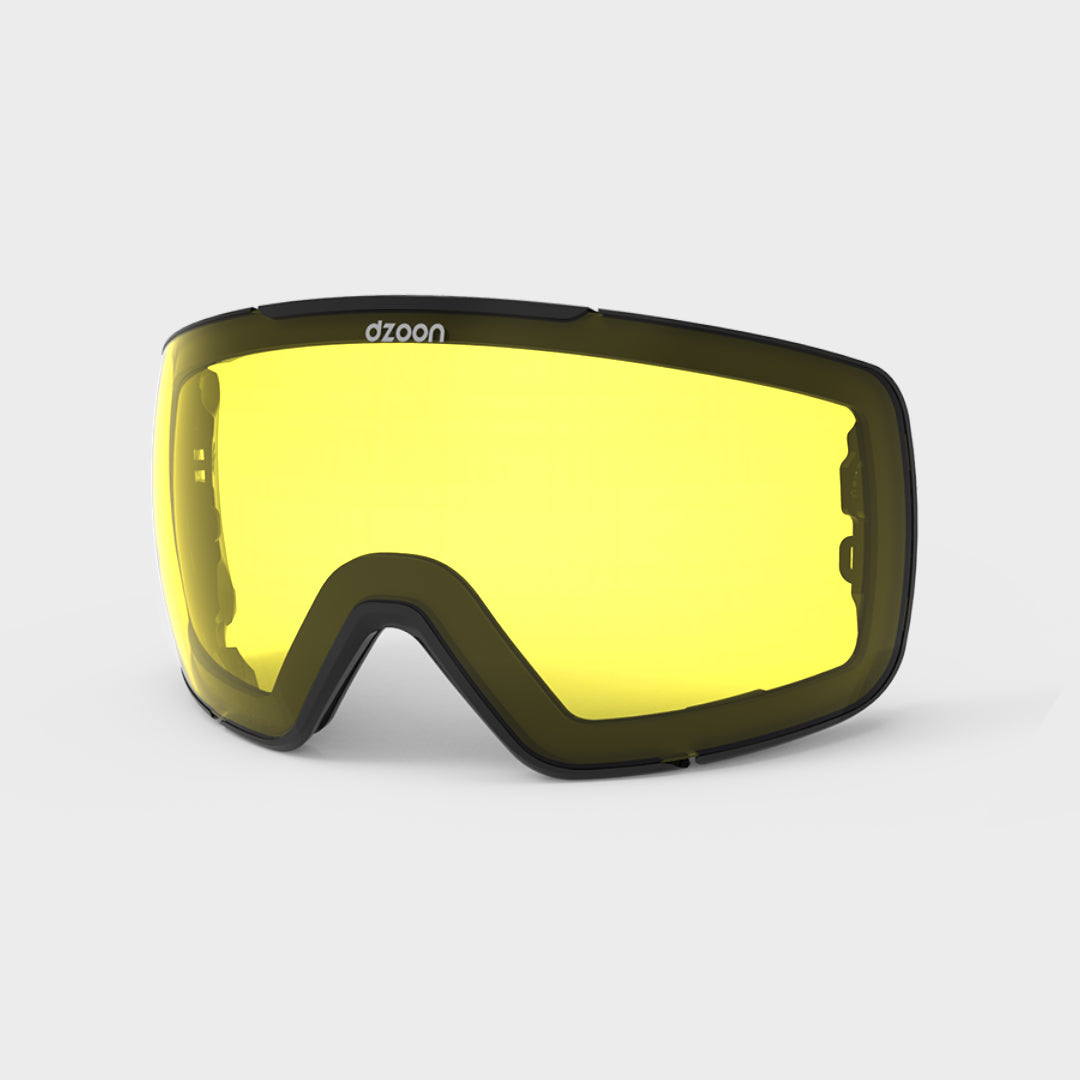 Yellow Transparent Magnetic Lens for GlacierX Goggles